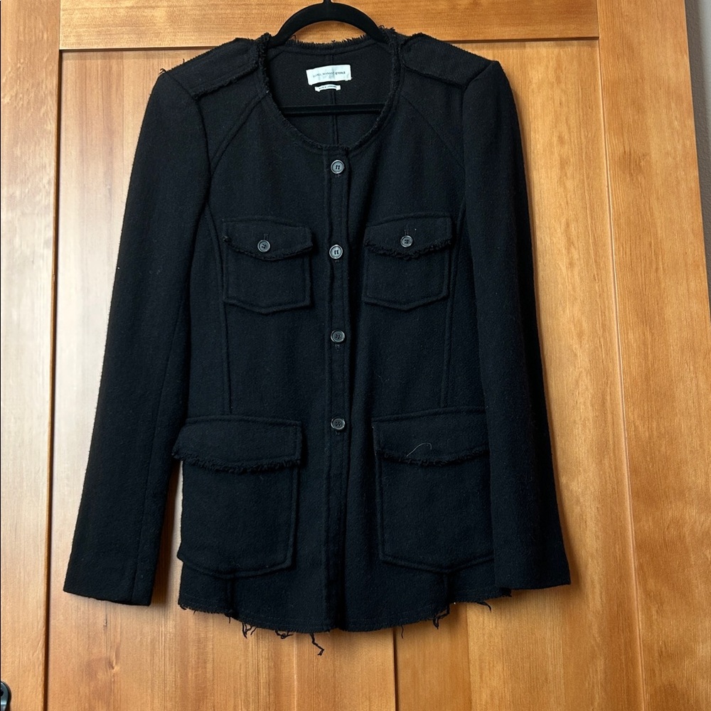 Isabel Marant Etoile Black Button-Up Jacket